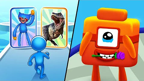 Monster Run Battle Squad | Merge Number Cube 3D / All Level Gameplay: Android,iOS