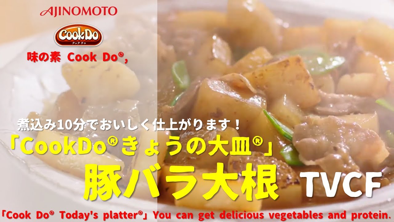 Japanese Ads] AJINOMOTO 「Cook Do® Today's platter®」 You can get