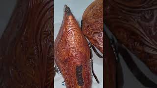 Premium Western Saddle Tapaderos Stirrups by Sazaar tack