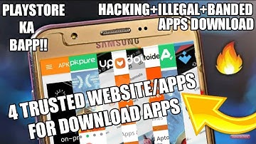 4 TRUSTED  APPS STORE/WEBSITE FOR DOWNLOAD APPS | NOW DOWNLOAD ILLEGAL+BANDED+HACKING APPS | 2018