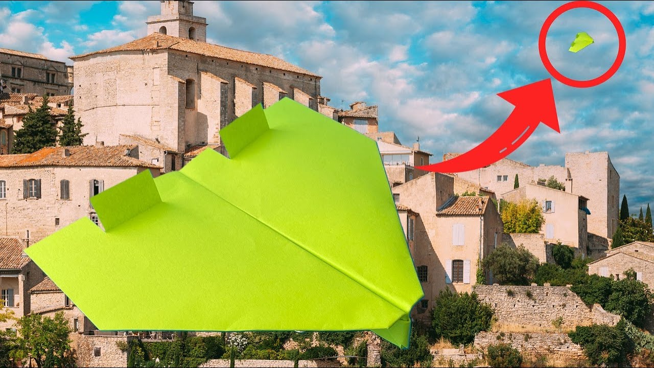 Comment faire un Avion en Papier qui vole loin - Plus de 240 mètres
