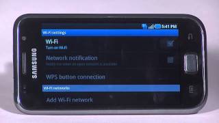 How to Turn-on WIFI on the Samsung Galaxy S