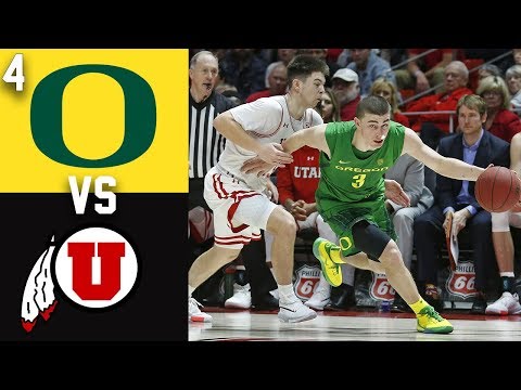 2020 College Basketball #4 Oregon vs Utah Highlights