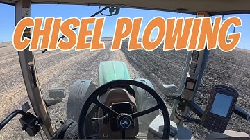 Chisel Plowing With A John Deere 8420 and a 714