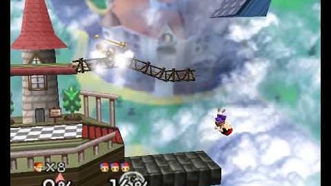 TAS SSB64 Link Vs Ness Cup Lvl 9 (8 Stock + No Damage)