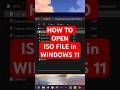 How To Open ISO FILES Natively In Windows 11 Pc Windowstips Windowsupdate