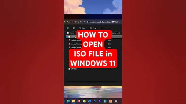 How to Open ISO FILES Natively in Windows 11 #pc #windowstips #windowsupdate