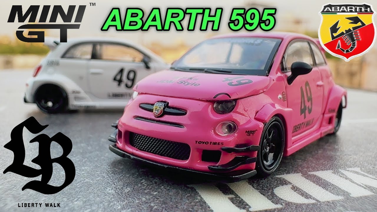 CUTENESS OVERLOAD!🥹 DOUBLE TROUBLE!🤍🩷 LBWK ABARTH MINI GT 1/64 GARA ...