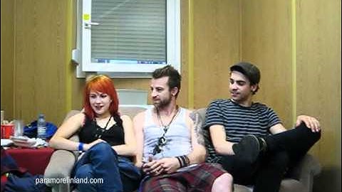Paramore Finland presents: Interview with Paramore in Finland 2011 (Part II)
