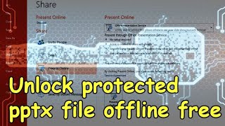 OPENING PASSWORD PROTECTED PPTX FILE FREE OFFLINE WITHOUT ANY SOFTWARE screenshot 5