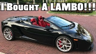 Buying a Lamborghini Gallardo At 17 Years Old! My Dream Supercar!!