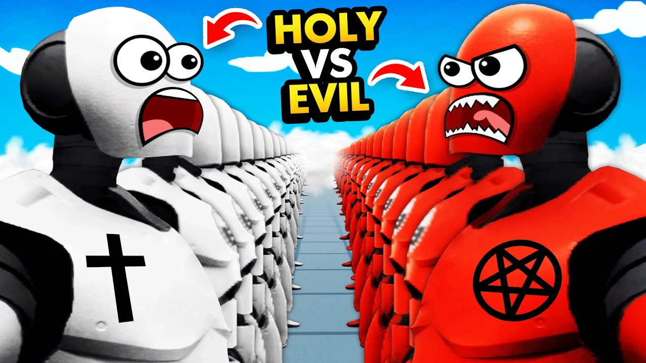 HOLY DUMMIES vs EVIL DUMMIES In VIRTUAL REALITY (Funny Rage Room VR