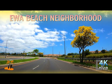 Ewa Beach Neighborhood 🌴 Oahu, Hawaii 4K Driving
