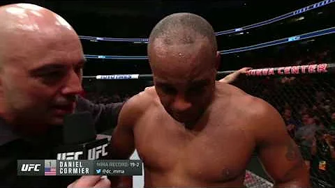 UFC 214: Daniel Cormier Octagon Interview