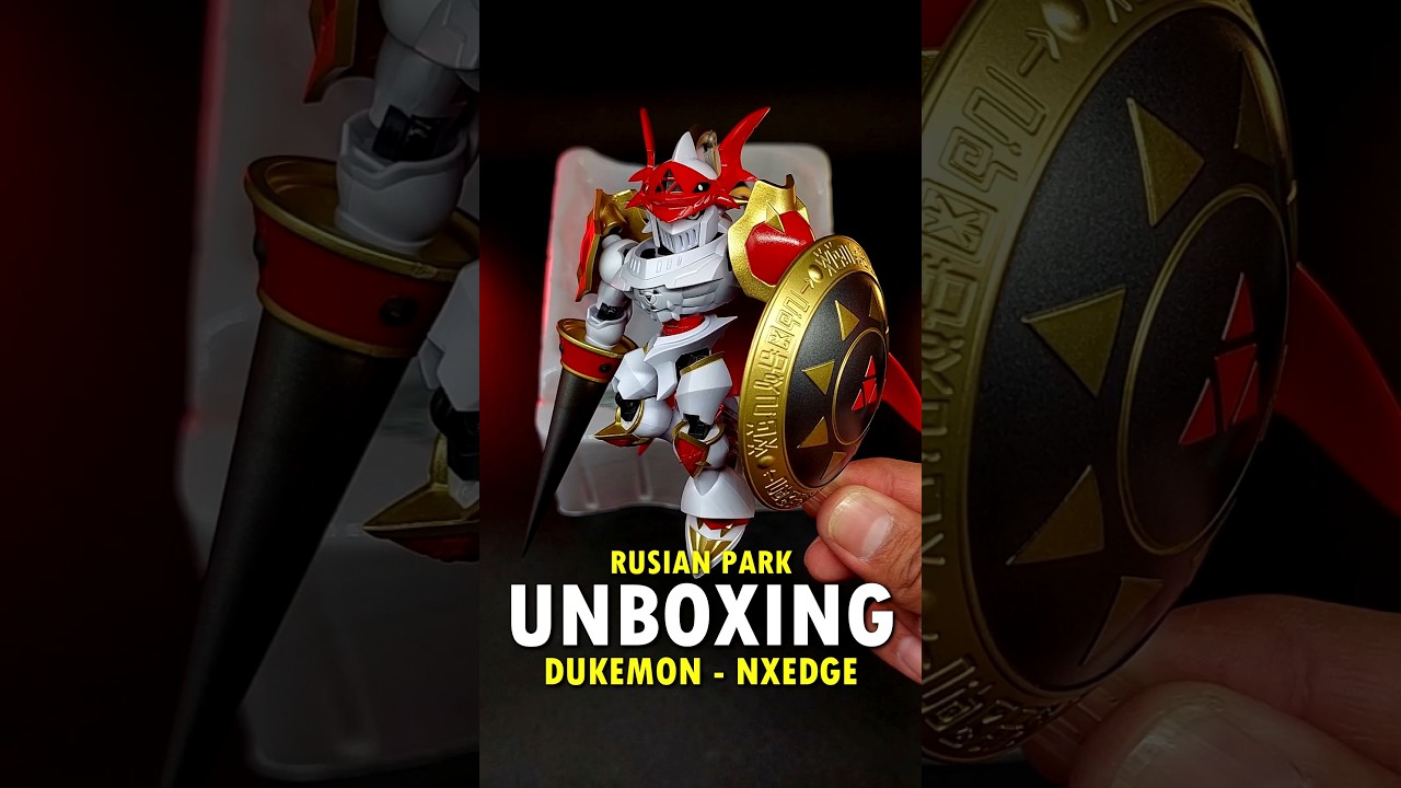 💥 Unboxing: Gallantmon - NxEdge Style #digimon #gallantmon  #dukemon #shfiguarts #toys #figure