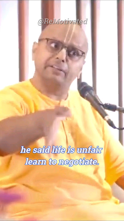 🤔Life is Unfair?😮| 🙂Gaur Gopal Das  #shorts #shortsfeed #shortsviral