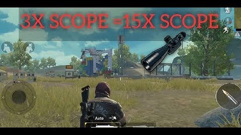 Pubg Mobile 15x Scope Secret Trick II Convert 3x Scope TO 15x 100% GURANTEE