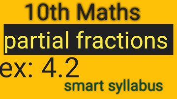 10th||ex:4.2|| smart syllabus