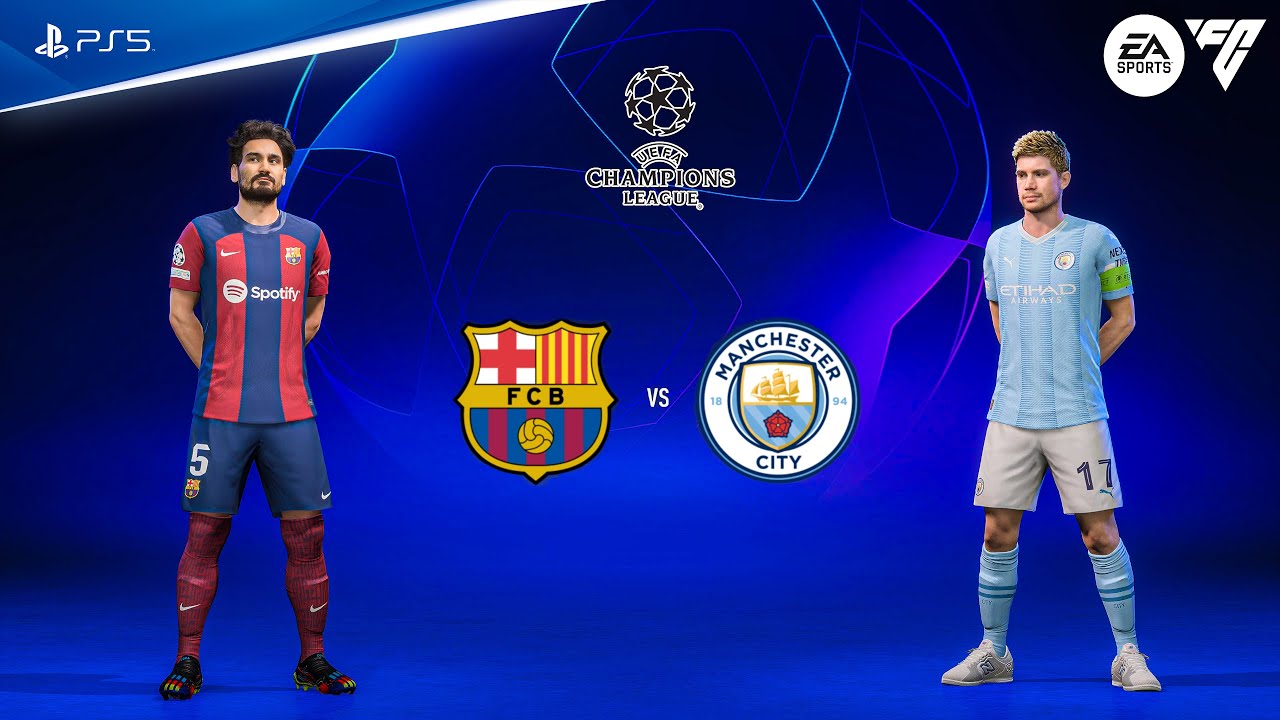 EA SPORTS FC 24 CHAMPIONS LEAGUE TORNEIO COM MANCHESTER CITY JOGO