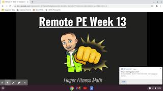 Finger Fitness Math Intro Week 13