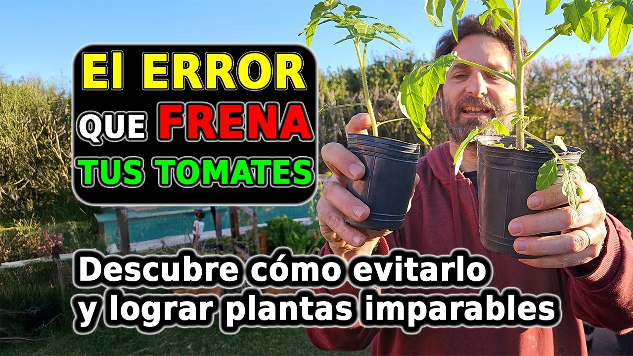 🚫 La Razón por la que Tus Plantines de Tomate NO CRECEN