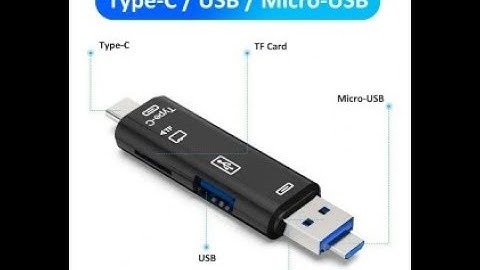 5 in 1 OTG Card Reader unboxing and quick test
