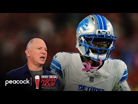 Can Lions' Jameson Williams be trusted in Week 7 lineups? | Fantasy Football Happy Hour | NFL on NBC