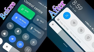 miui 12 new control center /change status bar in redmi note 5 pro/ new control center in redmi phone