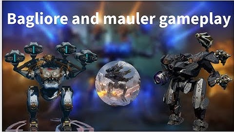 Bagliore and Mauler Gameplay War robots test server WR.
