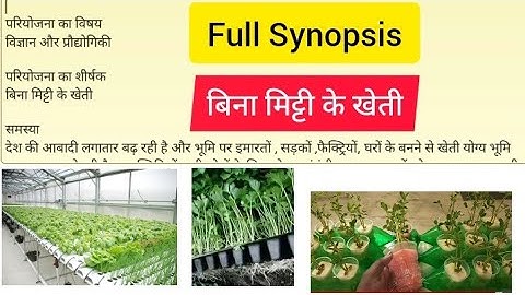 hydroponic farming  full synopsis।। new model Idea for science inspire awards 2022।। sd gk study