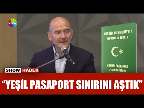 Soylu'dan ''yeşil pasaport'' açıklaması