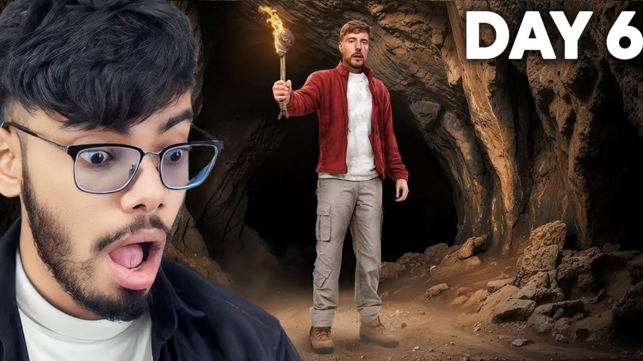 Surviving 7 Days in A Cave - Casetoo Reacts to Mr Beast - YouTube