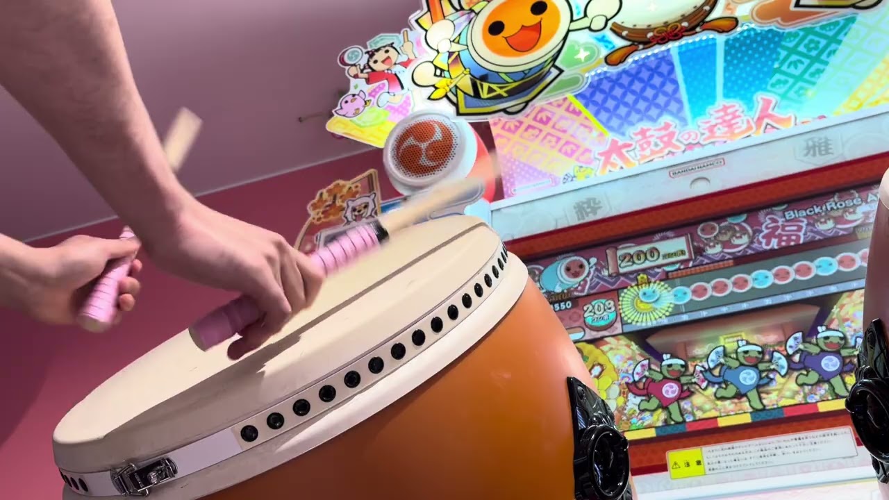 りりるページ　太鼓4台 太鼓の達人】Black Rose Apostle（裏） フルコンボ 2026.08.01 - YouTube