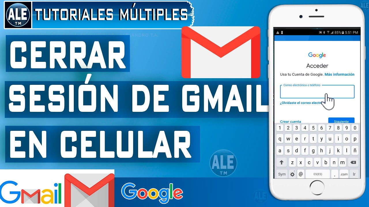 Como cerrar sesión en gmail cuando hay varias cuentas