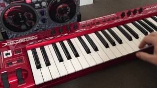 Behringer UMX490 red MIDI controller keyboard EXCELLENT!