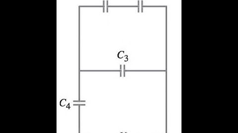 (24-29) In Fig. 24-23, suppose C_1=C_2=C_3=C_4=C (a) Determine the equivalent capacitance between po