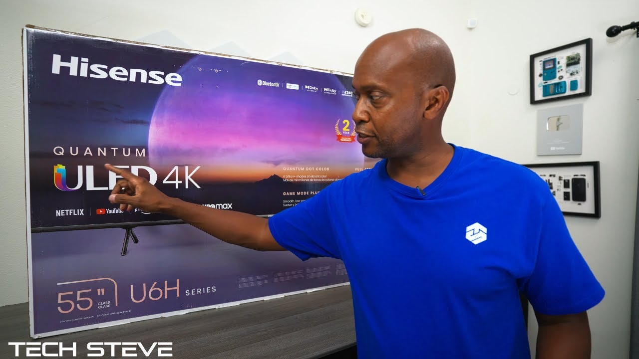 ⁣Hisense U6H 4K ULED Quantum Dot Television Unboxing