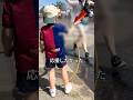 暑いマラソンで男の子がしたこと