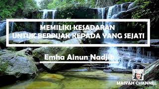 CAK NUN - MEMILIKI KESADARAN UNTUK BERPIJAK KEPADA YANG SEJATI TERBARU 2021