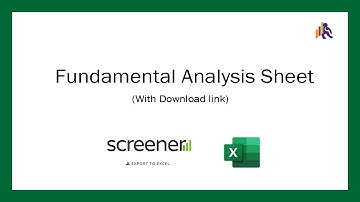Fundamental Analysis Sheet