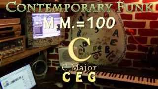 c major - one chord jamtrack - contemporary funk m.m. = 100