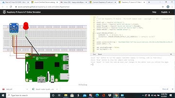 Connect Raspberry Pi online simulator to Azure IoT Hub | Building IoT solutions using Pi and IoT Hub