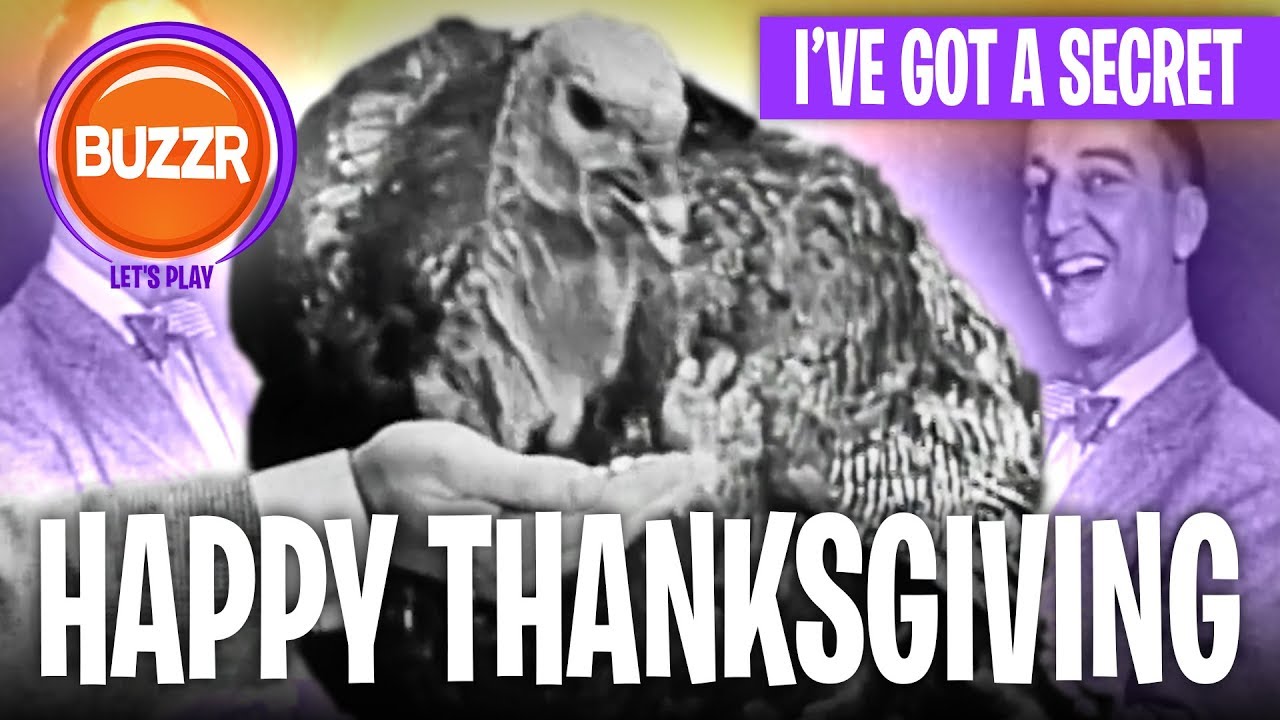 I've Got A Secret - Happy Thanksgiving! Garry Moore SERVES the LIVE TURKEY!