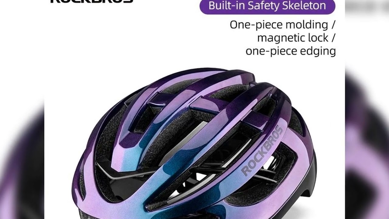 A must-have product! ROCKBROS Bicycle Helmet Breathable Ultralight Integrally-Molded Unisex Shockp