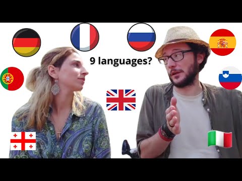 Speaking 9 languages | ვსაუბრობთ 9 ენაზე | პოლიგლოტი