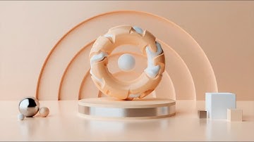 Blender Tutorial   Create a Minimal Style 3D Abstract Design