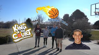 Family KING OF THE COURT Basketball Challenge!!!