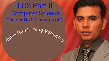 Rules for naming variable, C Language Lecture No 13 in urdu- ICS Part 2
