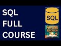 #1 SQL Full Course | SQL Tutorial | Complete SQL Course For Beginners | Pavunu Education | #SQL