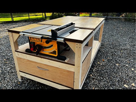 The Perfect Outfeed Table and Workbench!